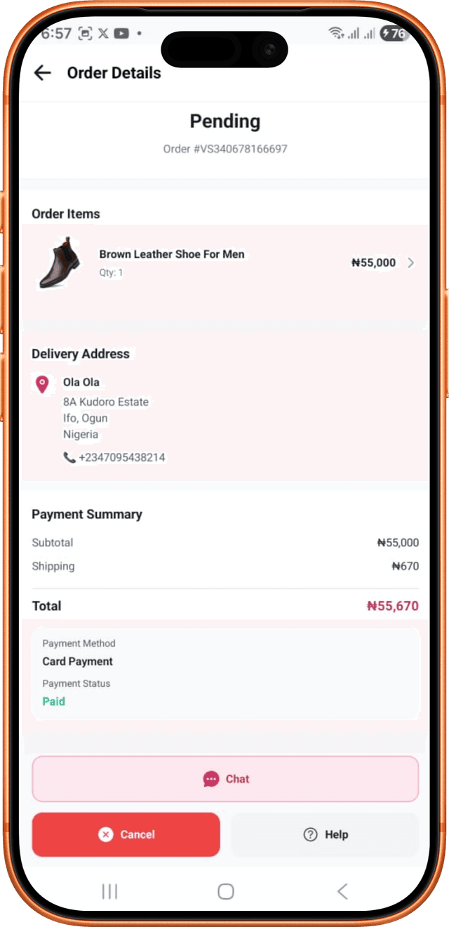 Order Details